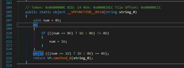 Decompiled .__VMFUNCTION__0E14